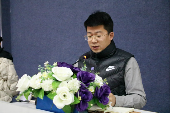 最后由学工办主任侯德军发言总结,肯定了各成员的工作,鼓励各成员继续